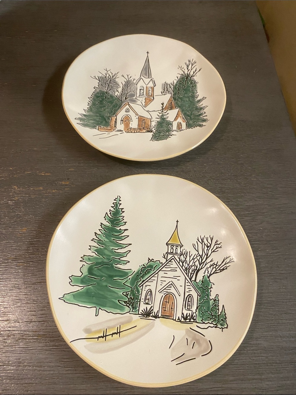 Eli + Ana Ringing Bells Dessert Salad Plates- 2